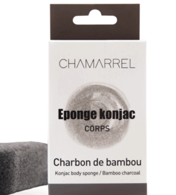 Chamarrel esponja Konjac carbón activo Chamarrel esponja Konjac carbón activo