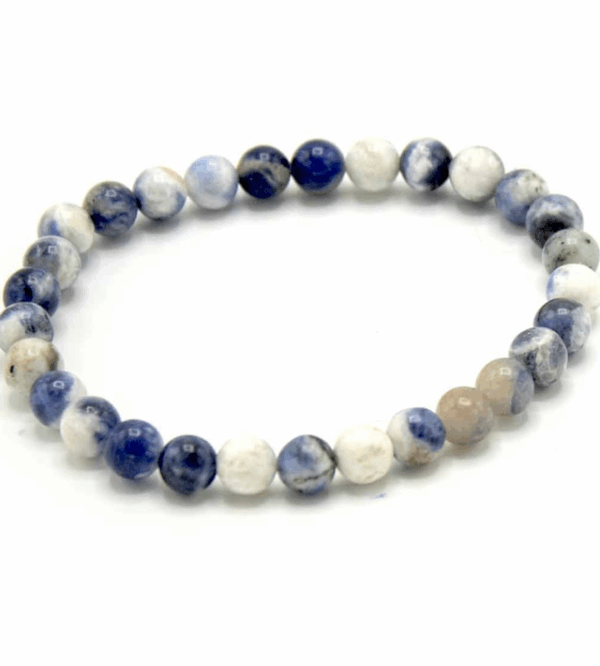 Pulsera de manifestación de piedras preciosas - Sodalita Pulsera de manifestación de piedras preciosas – Sodalita
