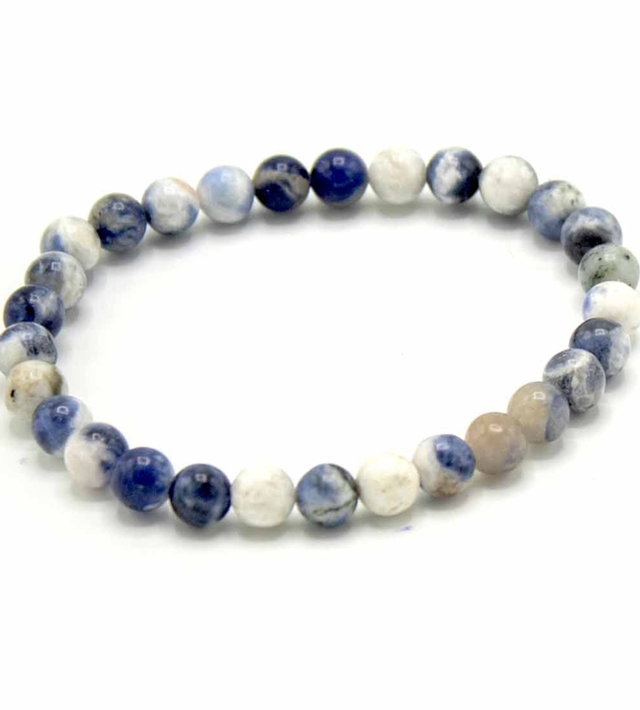 Pulsera de manifestación de piedras preciosas – Sodalita