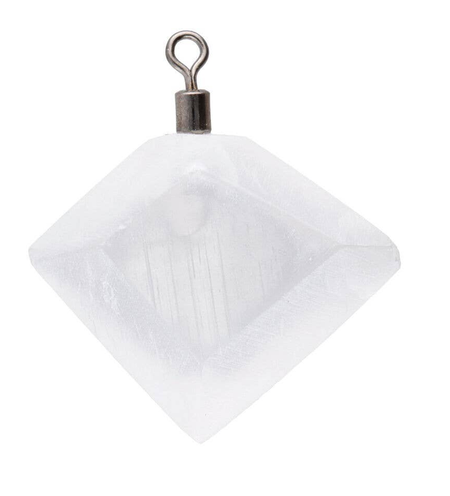 Colgante de Selenita Rombo