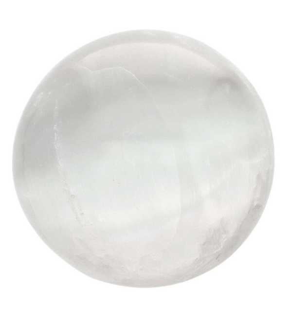Esfera de Selenita Pequeña Esfera de Selenita Pequeña