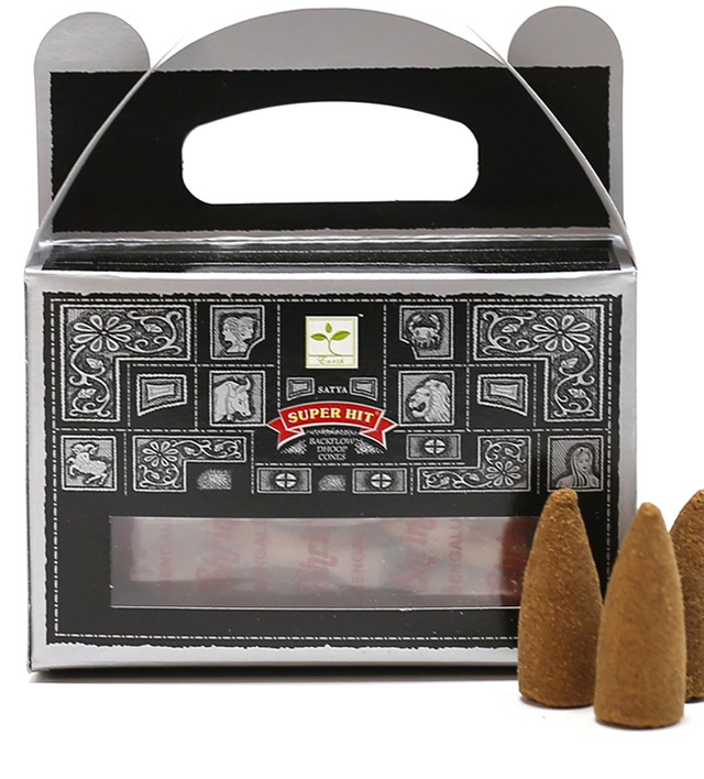 Conos de incienso para cascada  Super hit Satya24uds