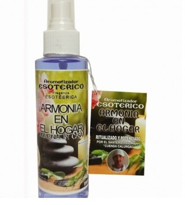 Aromatizador Armonía en el Hogar esotérico 125ml.