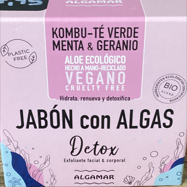 Algamar jabón detox
