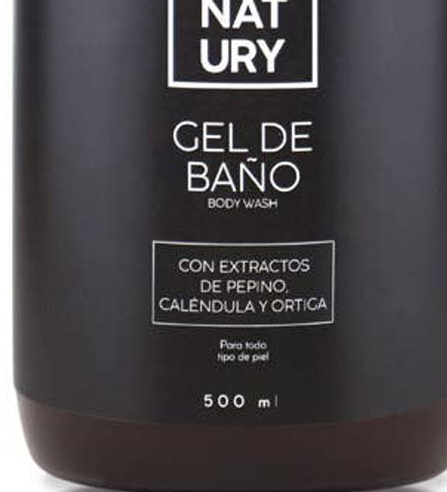 Gel De Baño Con Extractos De Pepino Caléndula Y Ortiga 500ML