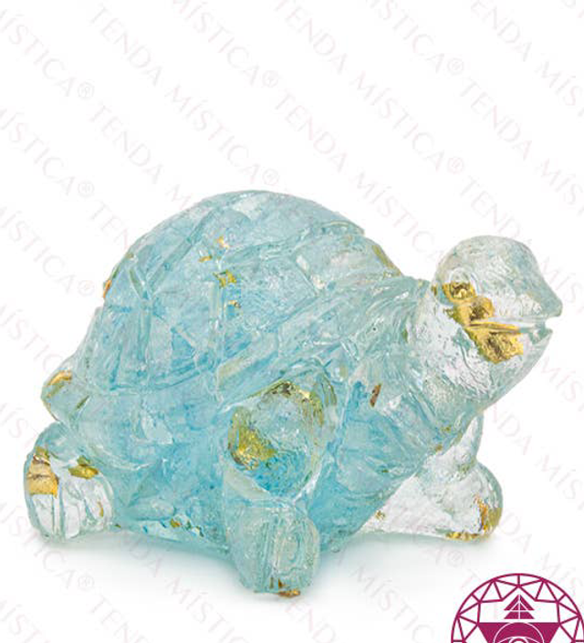 Orgonita Tortuga – Azul brillante