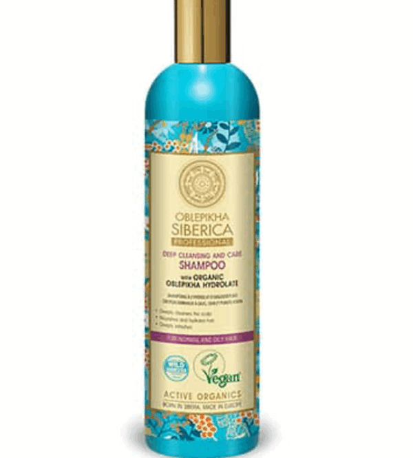 Champú de Oblepikha para cabello normal y graso Champú de Oblepikha para cabello normal y graso