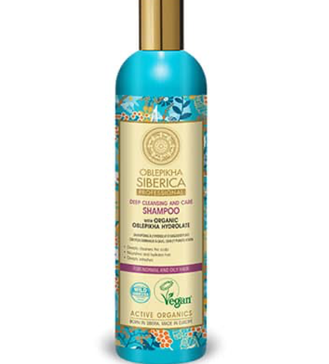 Champú de Oblepikha para cabello normal y graso