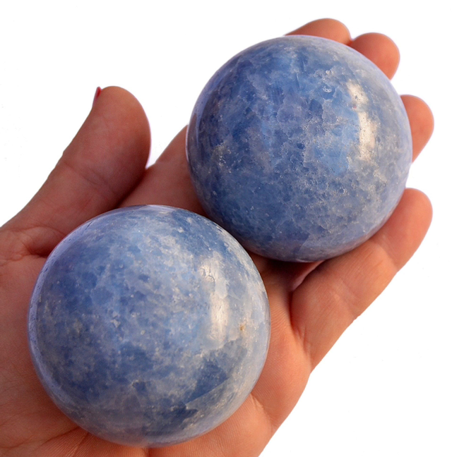Esfera Cristal Calcita Azul (40mm – 60mm)