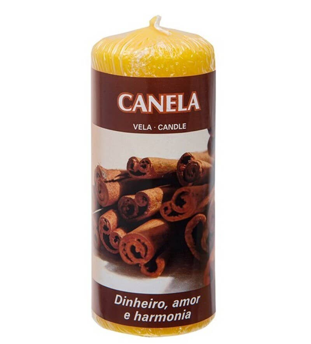 Vela Pilar 4,8x12cm Canela