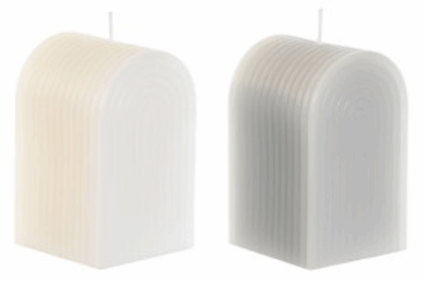 Vela de cera 5X5X9 225 GR, Arco