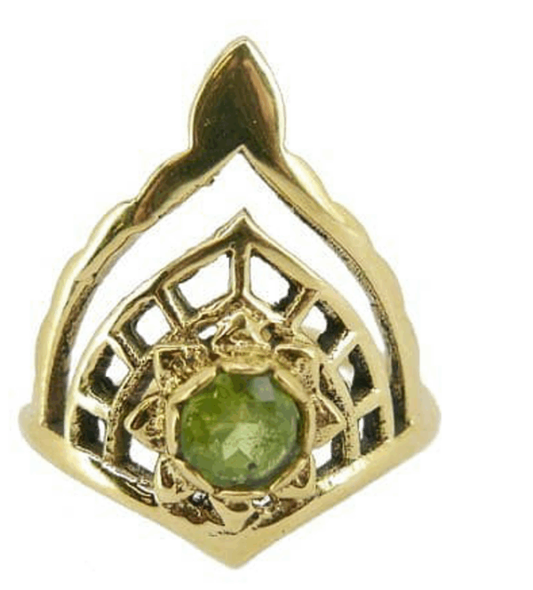 Anillo de Bronce con Mineral Anillo de Bronce con Mineral