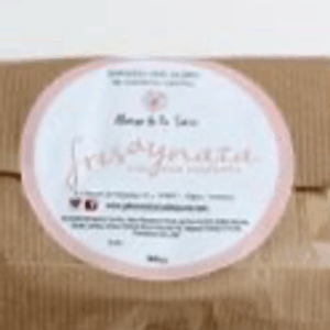 Repuesto jabón-esponja de Fresa y nata con Rosa mosqueta