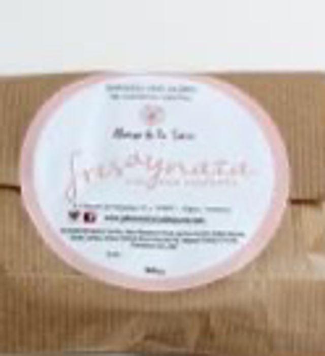 Repuesto jabón-esponja de Fresa y nata con Rosa mosqueta