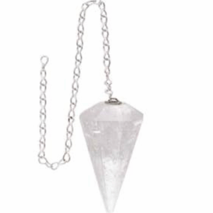 Péndulo facetado de cuarzo blanco (1)