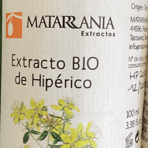 Estracto De Hipérico Masajes Matarrania