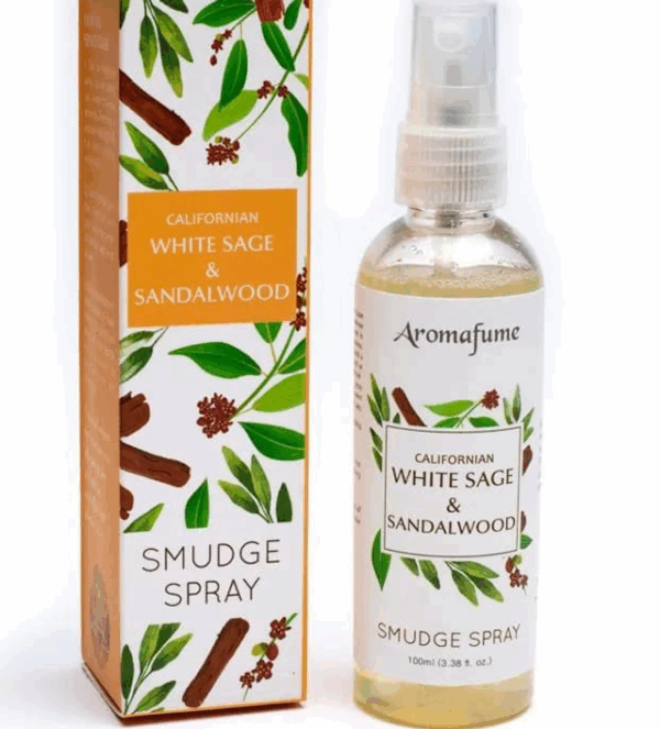 Bruma en Spray de salvia blanca y sándalo. Aromafume 100 ml Bruma en Spray de salvia blanca y sándalo. Aromafume 100 ml