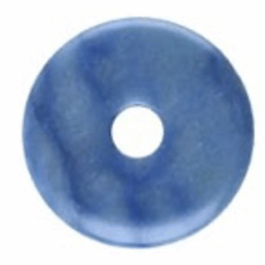 Donut Grande de Cuarzo Azul