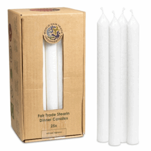 Vela de Estearina. Sin Perfume 23×2 cm