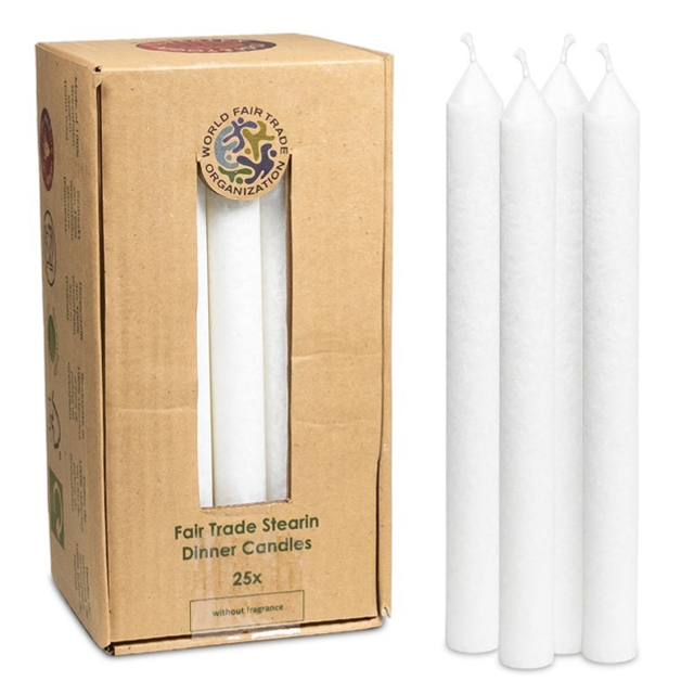 Vela de Estearina. Sin Perfume 23×2 cm