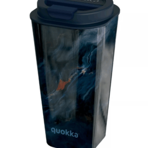 QUOKKA Vaso café doble pared PP DARK STONE 450 ml