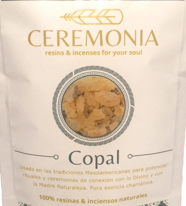 Incienso copal 100g Incienso México con aroma a cítricos y bosque.