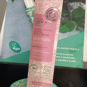 Contorno de ojos, lifting antienvejecimiento, certificada orgánica 30ml