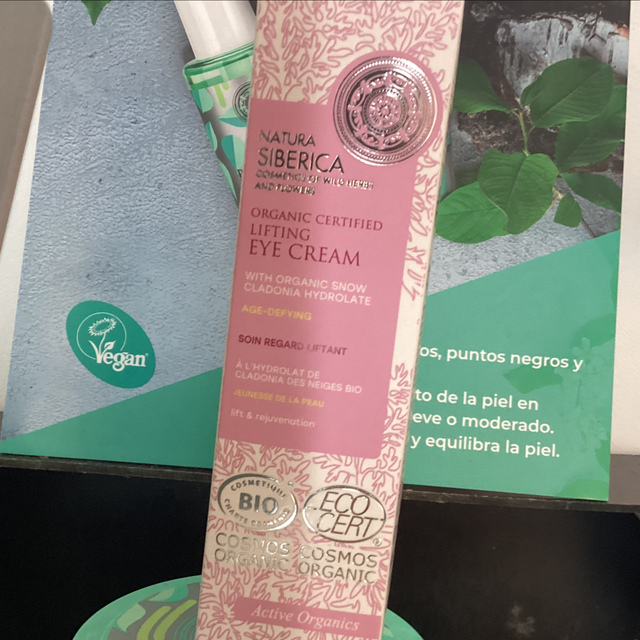 Contorno de ojos, lifting antienvejecimiento, certificada orgánica 30ml