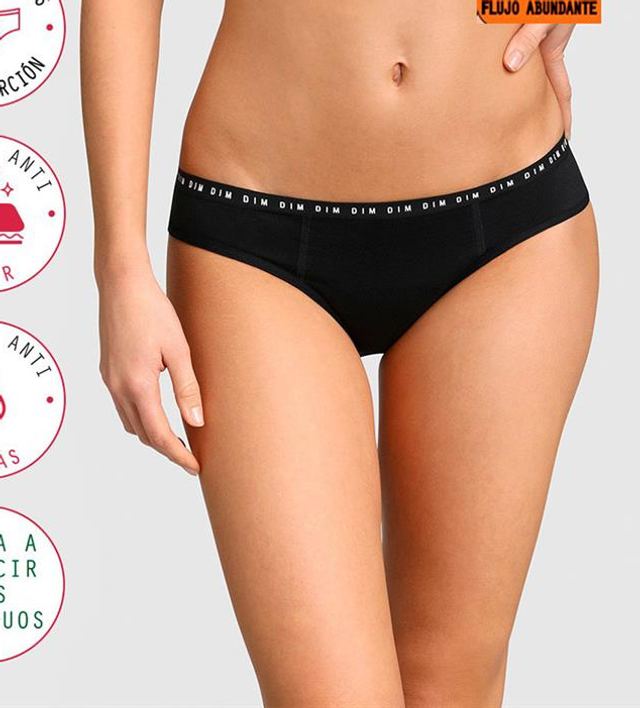 Braga menstrual flujo abundante Dim