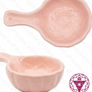 Quemador Plano Cerámica Mandala Rosa