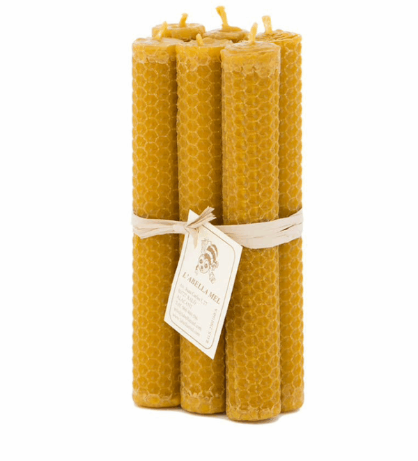 Velas de cera de abeja 1 Pack de 6 Velas de cera de abeja 1 Pack de 6