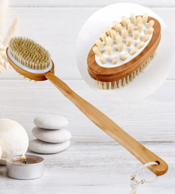 Cepillo de baño de doble propósito Dualsense