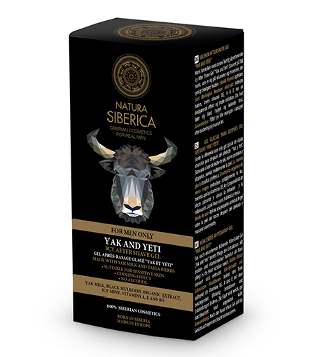Gel glaciar para después del afeitado, Yak and Yeti, Siberica 150ml