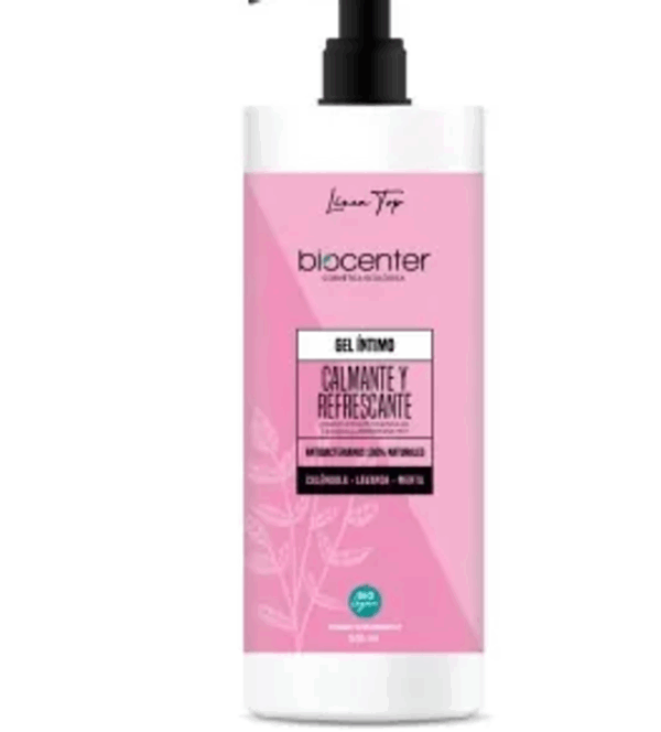 BIOCENTER Gel Íntimo natural Calmante – de Caléndula, Árbol del Té y Lavanda – 500 ml