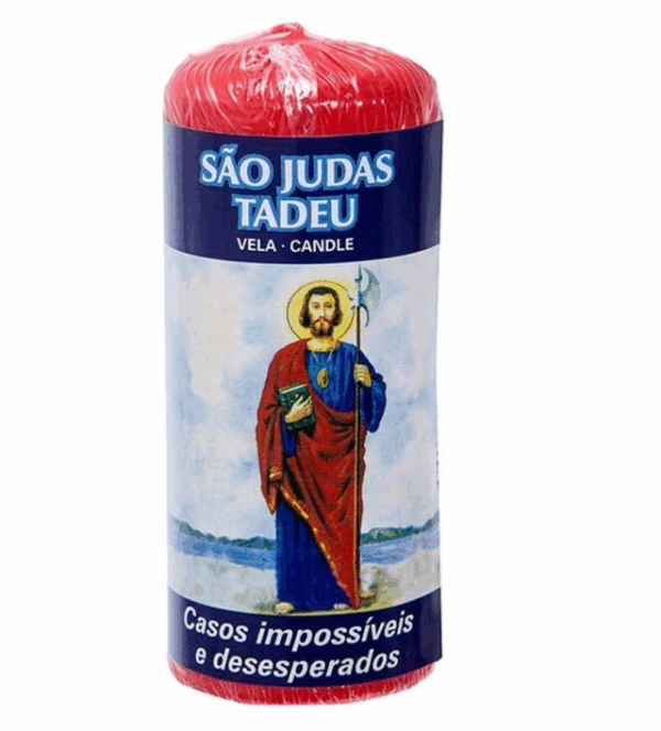 Vela Pilar 4,8x12cm São Judas Tadeo