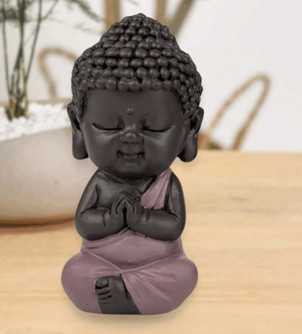 Estatuilla de Buda Toga Rosa