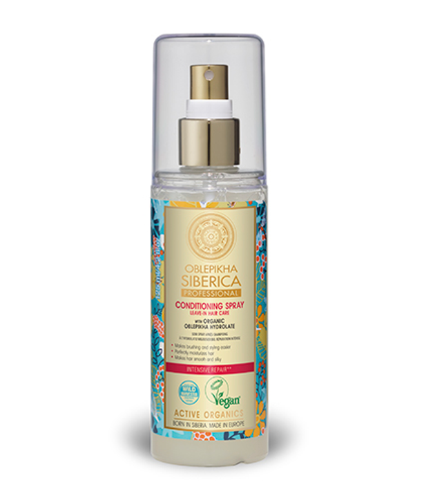 Acondicionador en spray con Hidrolato oblepikha, reparación intensiva 125 ml