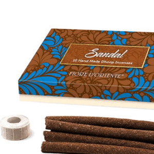 Incienso Dhoop Natural de Sándalo Mysore Fiore dOriente 15g