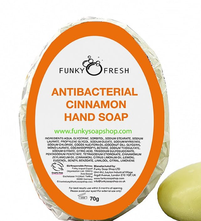 Funky Purifying and Cleansing Cinnamon Hand Soap, 70g