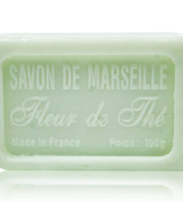 Jabón de flores de té de Marsella 100G Jabón de flores de té de Marsella 100G