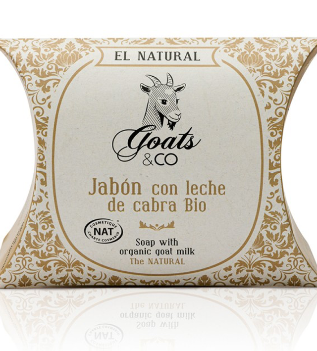 Jabón de leche de cabra Natural Goats 100g