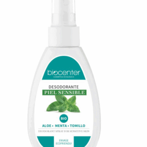 Biocenter, desodorante en spray piel sensible, aloe, menta y tomillo 100 ml