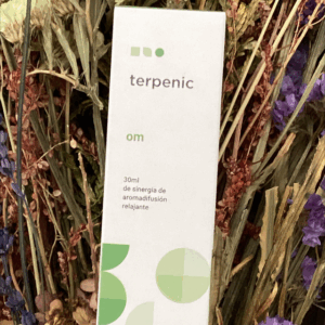 Terpenic om sinergia de aromadifusión relajante.