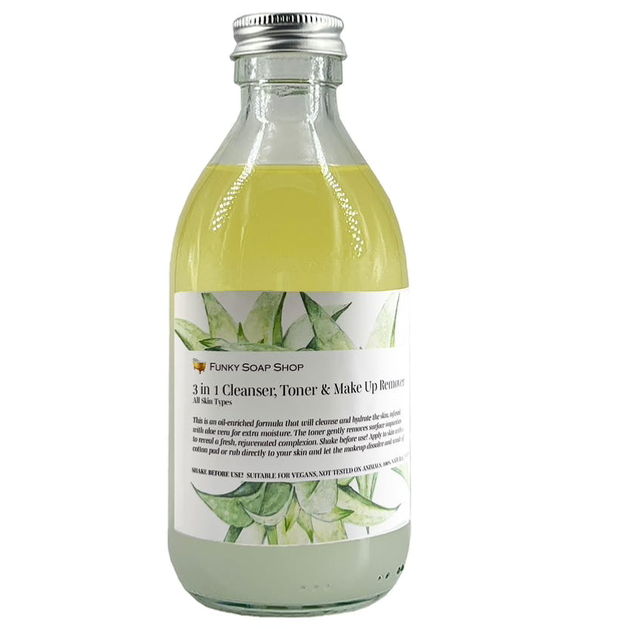 Funky tónico limpiador 3 en 1 de Aloe vera