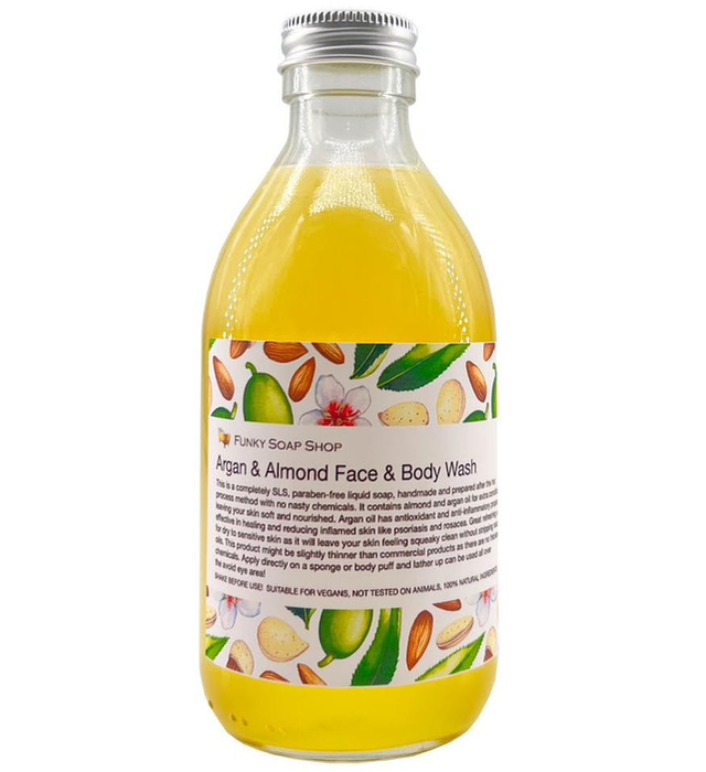 Funky jabon liquido con aceite de Argán y Almendras 250ml