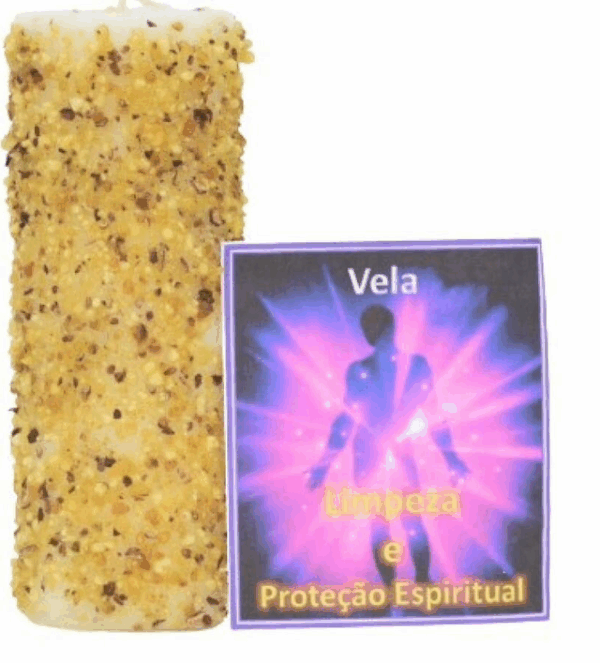 Vela de limpieza y protección espiritual