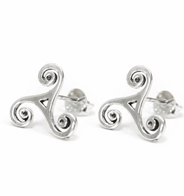 Pendiente de plata - triskel Pendiente de plata – triskel