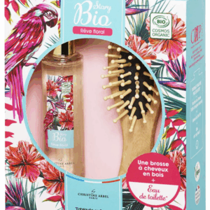 Cofre de Regalo – STORY BIO Sueño Floral – Eau de Toilette 50ml + Cepillo de Madera