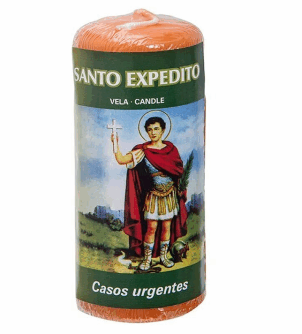 Vela Pilar 4,8x12cm Santo Expedito