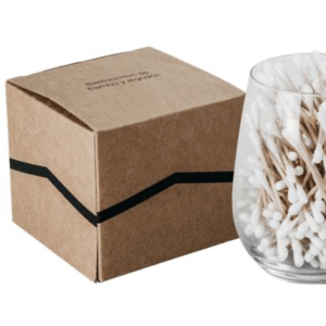 Bastoncillos de bambú y algodón Banbu caja 500 Uds.